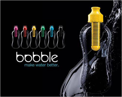 Bobble  sistema para purificar agua municipalmente tratada