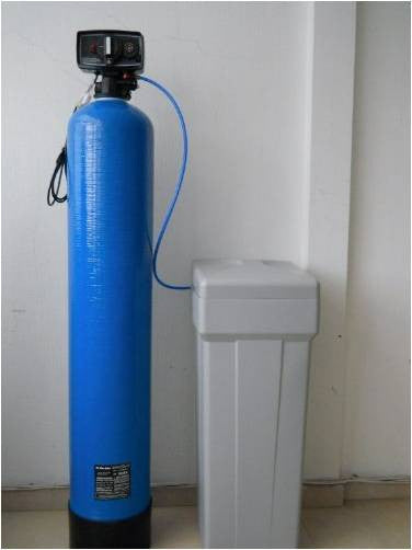 Sistema suavizador de agua residencial